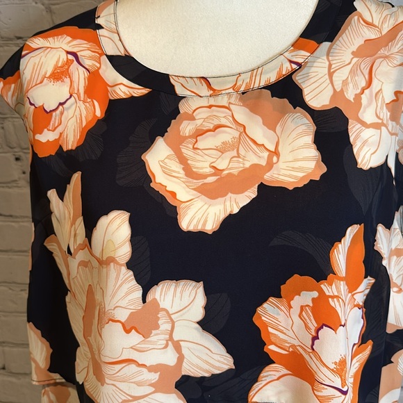 Cabi Blossom Floral Tiered Blouse Style 5030 - Picture 2 of 6